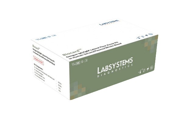BiocardDengue IgGIgM Antibody card test